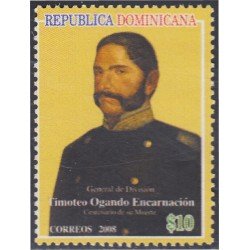 Rep. Dominicana 1565 2008 100º del nacimiento del General Timoteo Ogando Encarnación MNH Rep. Dominicana 1565 2008 100º del nacimiento del General Timoteo Ogando Encarnación MNH