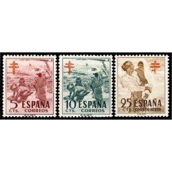 España Spain 1103/05 1951 Pro Tuberculosos MNH España Spain 1103/05 1951 Pro Tuberculosos MNH