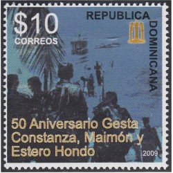 Rep. Dominicana 1578 2009 50 Años Gesta Constanza, Maimón y Estero Hondo MNH Rep. Dominicana 1578 2009 50 Años Gesta Constanza, Maimón y Estero Hondo MNH