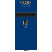 Lindner HA12160 protectores 265 x 160 mm negros paquete de 6