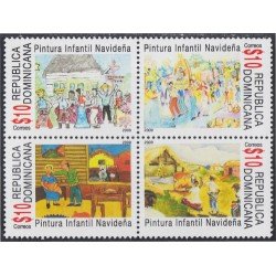 Rep. Dominicana 1580/83 2009 Navidad MNH Rep. Dominicana 1580/83 2009 Navidad MNH
