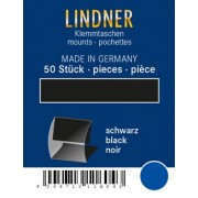 Lindner HA53041 paquetes protectores 53 x 41 negros 50 estuches
