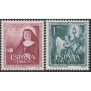 España Spain 1116/17 1952 Congreso Eucarístico MNH