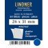 Lindner HA7047 paquetes protectores 26 x 31 transparentes 50 estuches