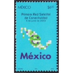 Mexico 2042 2003 Primera Red satélite de conectividad MNH Mexico 2042 2003 Primera Red satélite de conectividad MNH