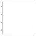 Lindner 3062P Hojas para tarjetas postales XL sin divisores, medidas internas: 330 x 330 mm paquete de 10