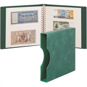 Lindner 2810-814-G Álbum de billetes verde