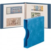 Lindner 2810-814-B Álbum de billetes azul