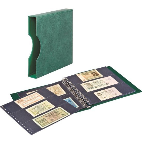 Lindner 2815-814-G Álbum de billetes verde Lindner 2815-814-G Álbum de billetes verde