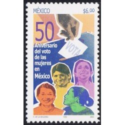 Mexico 2051 2003 50 Años del derecho a voto de las mujeres MNH Mexico 2051 2003 50 Años del derecho a voto de las mujeres MNH