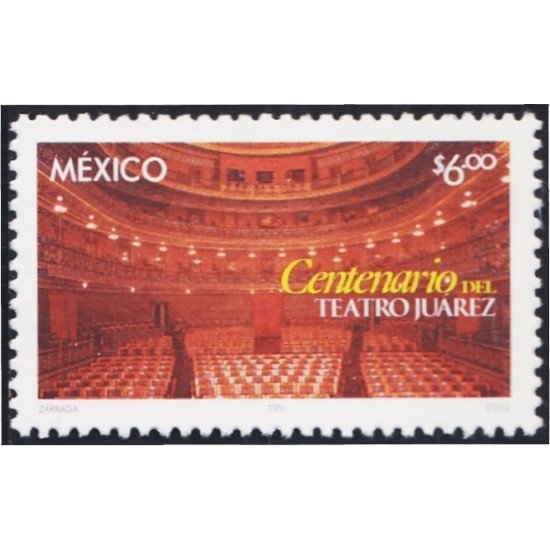Mexico 2053 2003 100° del Teatro Juárez MNH