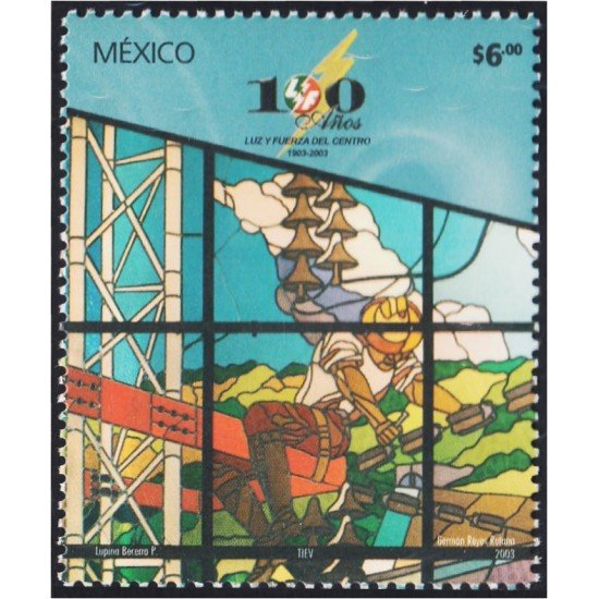 Mexico 2055  2003 100 Años de Luz y Fuerza del Centro MNH
