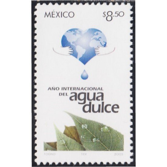 Mexico 2058 2003 Año Mundial del Agua dulce MNH