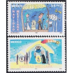 Mexico 2059/60 2003 Navidad Christmas MNH Mexico 2059/60 2003 Navidad Christmas MNH