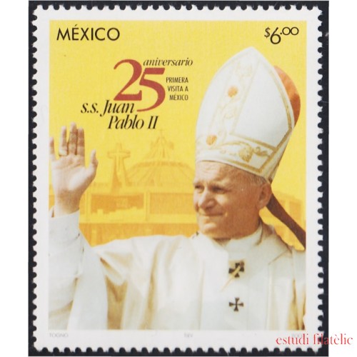 Mexico 2061 2004 25 Años del pontificado de SS. Juan Pablo II MNH