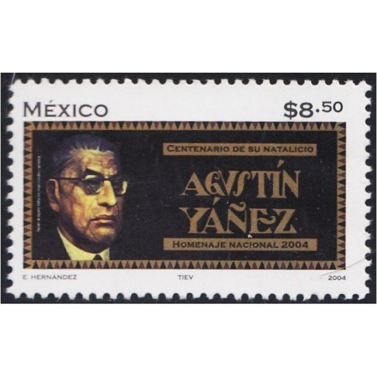 Mexico 2062 2004 Literatura Agustin Yanez Escritor y Hombre Político MNH Mexico 2062 2004 Literatura Agustin Yanez Escritor y Hombre Político MNH