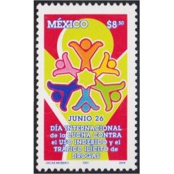 Mexico 2066 2004 Lucha contra la droga MNH