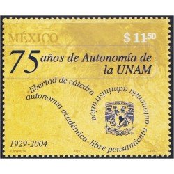 Mexico 2074 2004 75 Años de la autonomía de la UNAM MNH