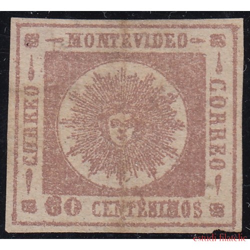 Uruguay 13 1860/62 Sol de Mayo usado