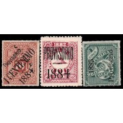 Uruguay 53/55 1883/84 Cifras MH