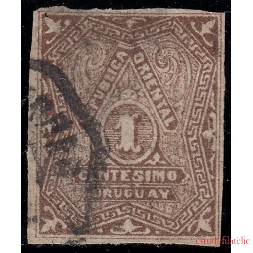 Uruguay 45a 1880 Cifra usado