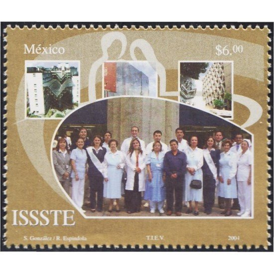 Mexico 2078 2004 ISSSTE Edificio MNH
