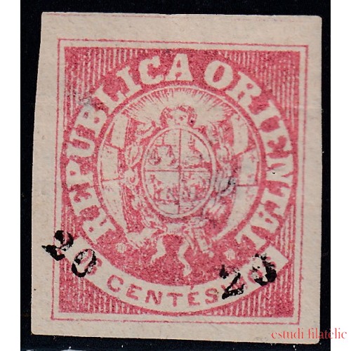 Uruguay 27 1866 Escudo Shield MH