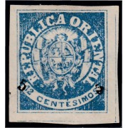 Uruguay 24 1866 Escudo Shield MH