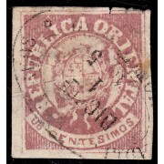 Uruguay 19 1864 Escudo Shield usado