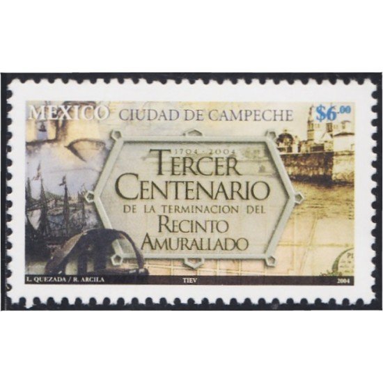 Mexico 2079 2004 50 Años de la Terminación de la Muralla de la Ciudad de Campeche - ***