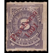 Uruguay 84a 1891/92 Cifra MH