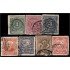 Uruguay 67/73 1888 Cifras Escudo General José Gervasio Artigas usados