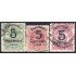 Uruguay 183/85 1910 Eros Escudo Toros usados
