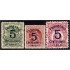 Uruguay 183/85 1910 Eros Escudo Toros MH