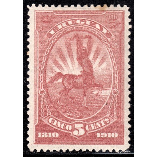 Uruguay 182a 1910 Centenario del 1er Movimiento de emancipación MH Uruguay 182a 1910 Centenario del 1er Movimiento de emancipación MH