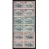 Uruguay 174/76 Bl.4 1908 80 Aniversario del arribo de los fundadores de la República Crucero MNH
