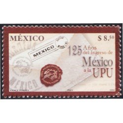 Mexico 2082 2004 125 Años de la entrada de Méjico en la UPU MNH Mexico 2082 2004 125 Años de la entrada de Méjico en la UPU MNH