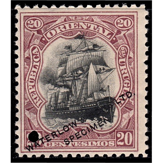 Uruguay 125 1897 Barco Ship MH