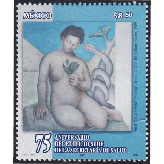 Mexico 2085 2004 75 Años del Edificio de la Secretaría de Salud MNH