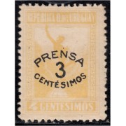 Uruguay 250 1922 Prensa MH
