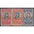 Uruguay 232/34 1920 Homenaje a José Enrique Rodo MH