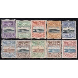 Uruguay 222/31 1919/20 Cerro y puerto de Montevideo MH y 2 cts Usado Uruguay 222/31 1919/20 Cerro y puerto de Montevideo MH y 2 cts Usado