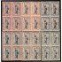 Uruguay 216/21 Bl4 1919 Estatua de la Libertad MNH