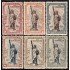 Uruguay 216/21 1919 Estatua de la Libertad MNH