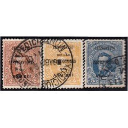 Uruguay 211/13 1913 General José Artigas usados Uruguay 211/13 1913 General José Artigas usados
