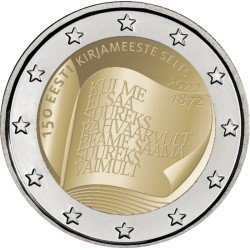 Estonia 2022 2 € euros conmemorativos Literatura Estonia 2022 2 € euros conmemorativos Literatura