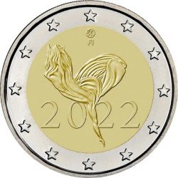 Finlandia 2022 2 € euros conmemorativos Ballet Finlandia 2022 2 € euros conmemorativos Ballet