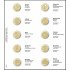 Lindner 1118-33 Hojas individuales para monedas conmemorativas de 2 Euros