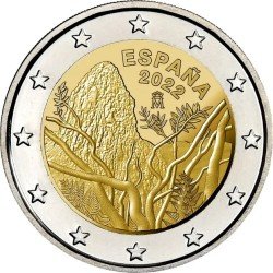 España 2022 2 € euros conmemorativos Parque Nacional de Garajonay España 2022 2 € euros conmemorativos Parque Nacional de Garajonay