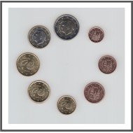 España 2022 Emisión monedas Sistema monetario euro € Tira